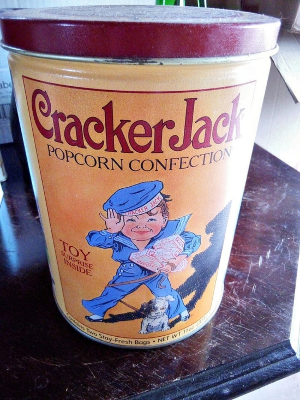 Cracker Jack 1991 Limited Edition Time for Cracker Jack Tin (Second in Series)